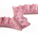 Bande de dentelle rose 22 mm - Ribes y Casals