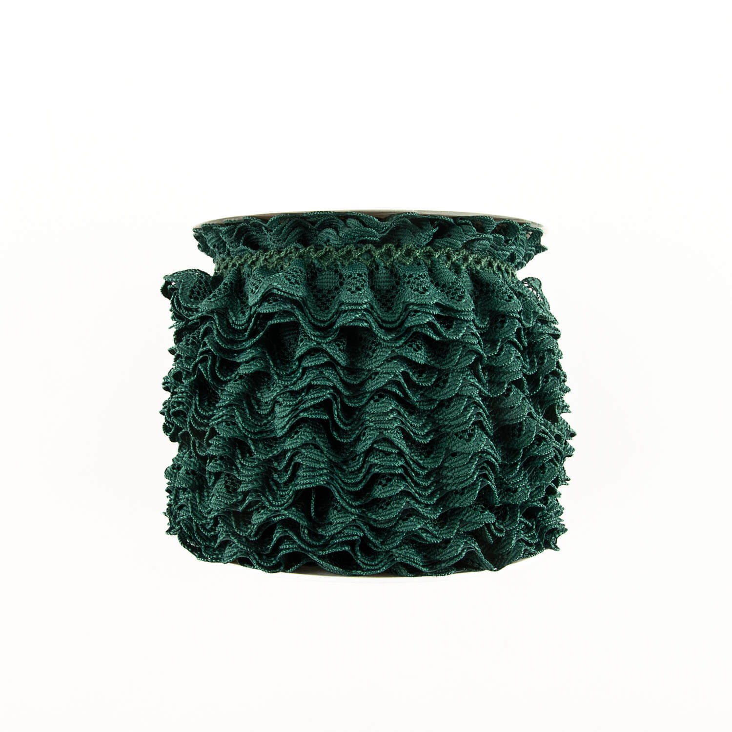 Bande de dentelle verte bouteille 22 mm - Ribes y Casals
