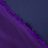Satin Acétate Bleu Nuit Violet - Ribes y Casals