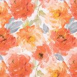 Loneta Floral Narine Coral - Ribes y Casals