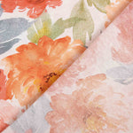 Loneta Floral Narine Coral - Ribes y Casals