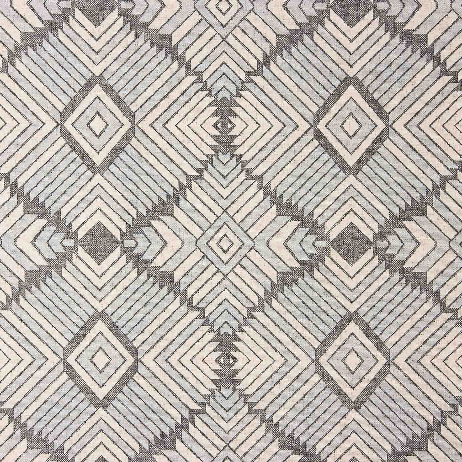 Loneta Geométrica Étnica Gris - Ribes y Casals