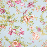 Loneta Floral Romántica Azul Claro - Ribes y Casals