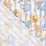 Toile d'été à rayures bleues - Ribes y Casals