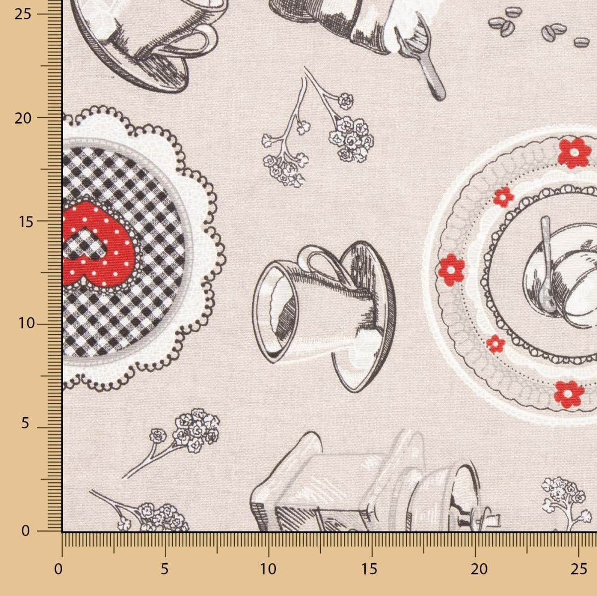 Toile imprimée café nostalgie - Ribes y Casals