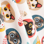 Toile imprimée fête féline - Ribes y Casals