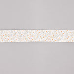 Biais en coton biologique Girafes bleu corail 30 mm - Ribes y Casals