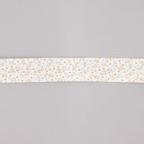 Biais en coton biologique Girafes bleu corail 30 mm - Ribes y Casals