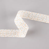 Biais en coton biologique Girafes bleu corail 30 mm - Ribes y Casals