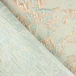 Brocart Lurex Floral Vert D&#39;eau - Ribes y Casals