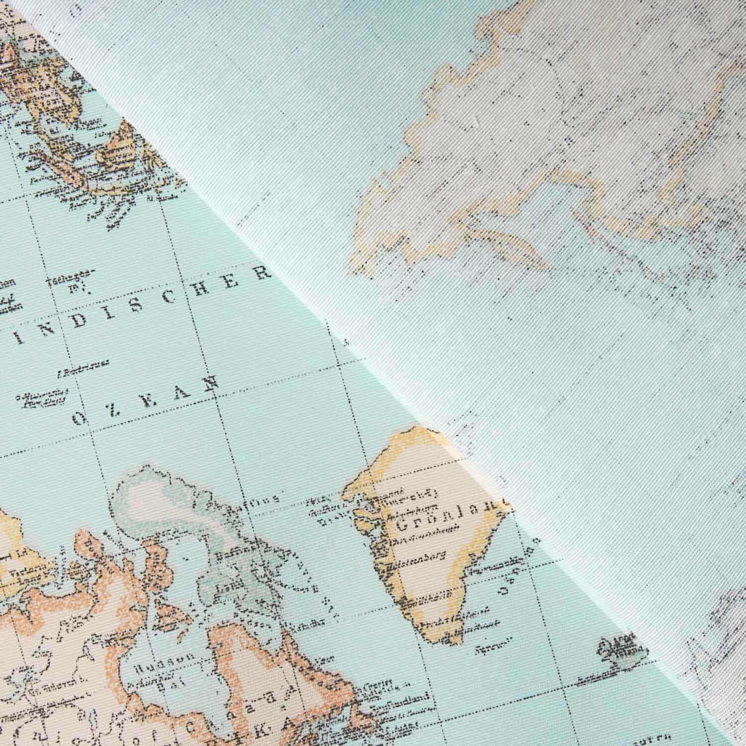 Toile imprimée Mapamundi Vintage - Ribes y Casals