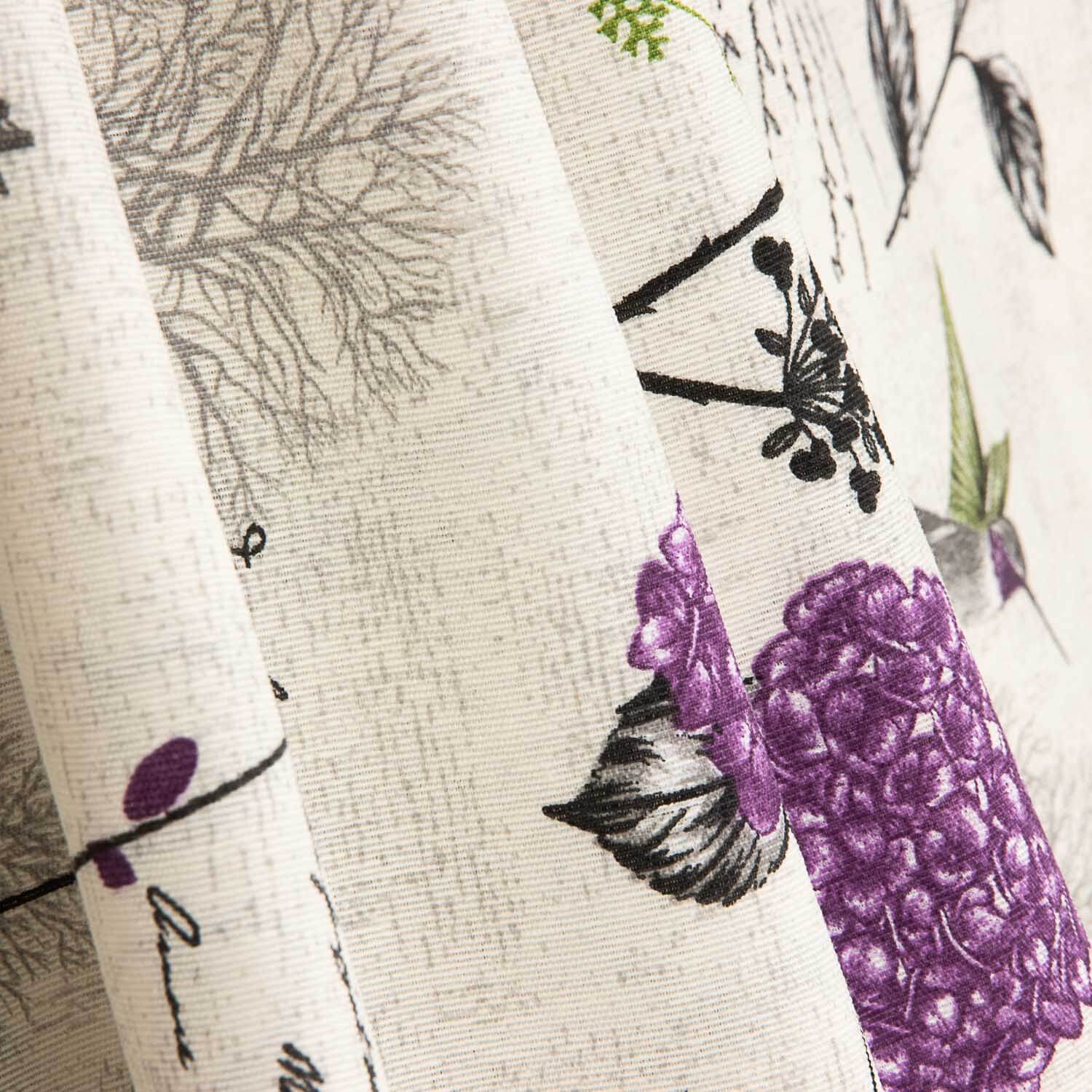 Loneta Floral Vintage Morado - Ribes y Casals