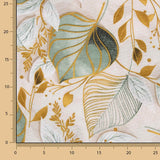 Toile imprimée de feuilles botaniques - Ribes y Casals