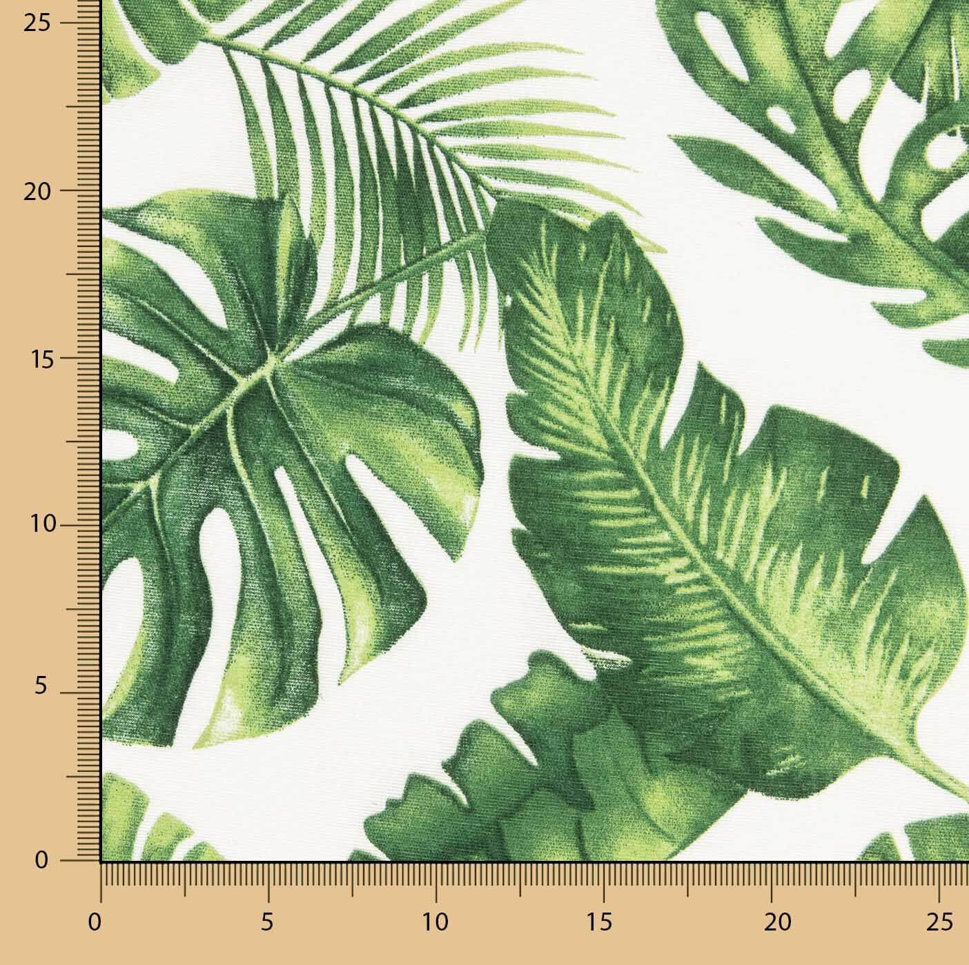 Toile imprimée « Feuilles tropicales » - Ribes y Casals