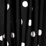Spandex Poplin Pois Blanc 30mm Noir - Ribes y Casals