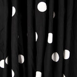 Spandex Poplin Pois Blanc 30mm Noir - Ribes y Casals