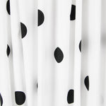 Spandex Poplin Pois Noir 30mm Blanc - Ribes y Casals