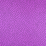 Popeline Spandex Pois Noir 7mm Mauve - Ribes y Casals