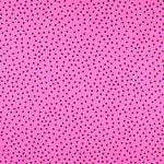Popeline Spandex Noire Pois 7mm Fuchsia - Ribes y Casals