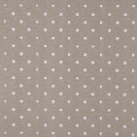 Toile imprimée à pois blancs sur fond beige - Ribes y Casals