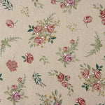 Toile imprimée floral romantique sur fond beige - Ribes y Casals