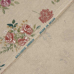 Toile imprimée floral romantique sur fond beige - Ribes y Casals