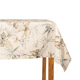 Linge de table anti-taches imprimé floral beige - Ribes y Casals