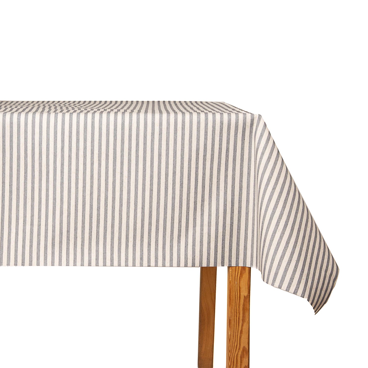 Linge de table anti-taches à rayures grises marbrées - Ribes y Casals