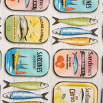 Linge de table Boîtes de sardines vintage - Ribes y Casals