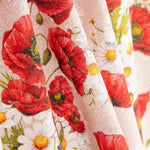 Toile imprimée coquelicots et marguerites - Ribes y Casals