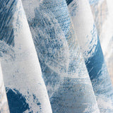 Toile imprimée cercles abstraits bleus - Ribes y Casals