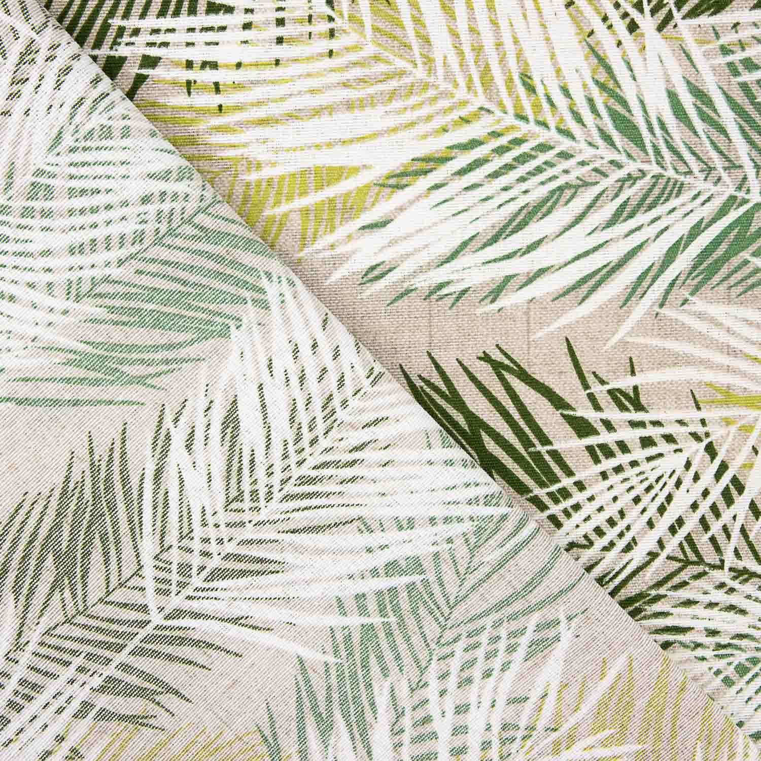 Toile imprimée feuilles de palmier tropical - Ribes y Casals