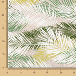 Toile imprimée feuilles de palmier tropical - Ribes y Casals