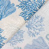 Toile imprimée bleu marine et corail - Ribes y Casals