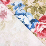 Toile imprimée à fleurs Provence bleue - Ribes y Casals