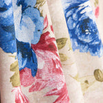 Toile imprimée à fleurs Provence bleue - Ribes y Casals