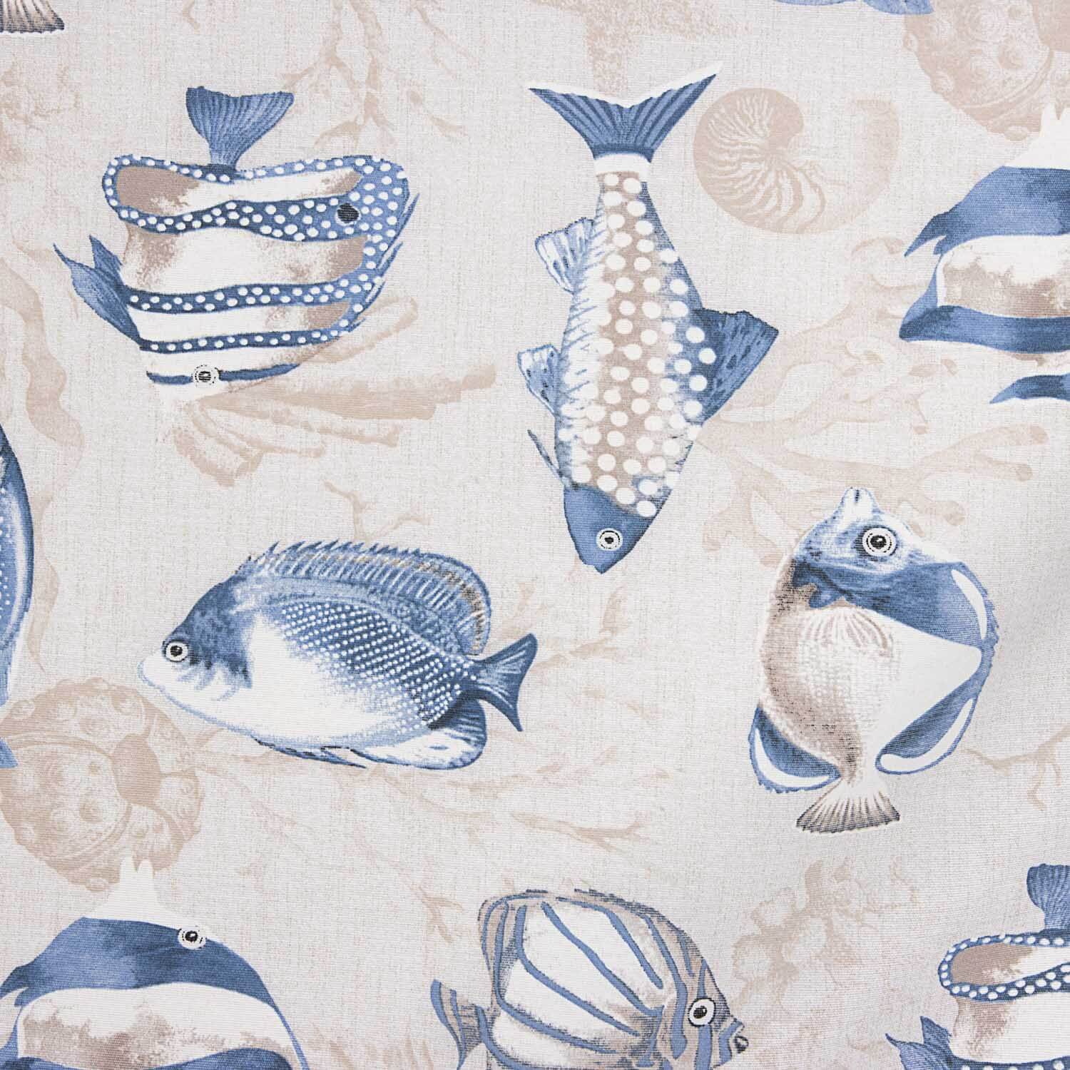 Toile imprimée de poissons marins - Ribes y Casals