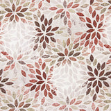 Toile de coton imprimée « Rosettes de feuilles d'automne » - Ribes y Casals