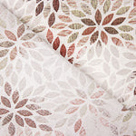 Toile de coton imprimée « Rosettes de feuilles d'automne » - Ribes y Casals
