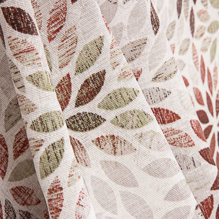 Toile de coton imprimée « Rosettes de feuilles d'automne » - Ribes y Casals