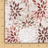 Toile de coton imprimée « Rosettes de feuilles d'automne » - Ribes y Casals