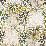 Toile de coton imprimée « Rosettes de feuilles vertes » - Ribes y Casals