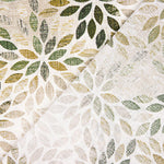 Toile de coton imprimée « Rosettes de feuilles vertes » - Ribes y Casals