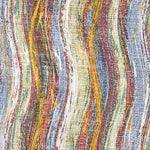 Toile de coton imprimée « Vagues multicolores » - Ribes y Casals