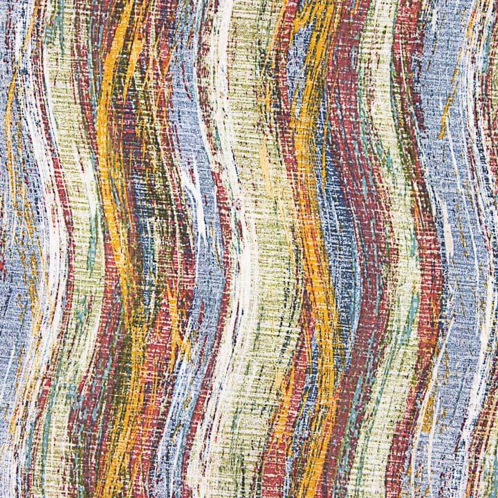 Toile de coton imprimée « Vagues multicolores » - Ribes y Casals