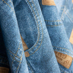 Toile imprimée jeans denim - Ribes y Casals