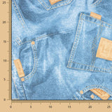 Toile imprimée jeans denim - Ribes y Casals