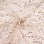 Strass tulle Nude Strass argenté - Ribes y Casals