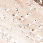 Strass tulle Nude Strass argenté - Ribes y Casals