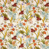 Viscose imprimée de délicates fleurs botaniques - Ribes y Casals